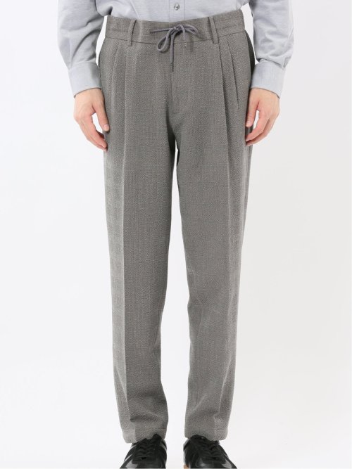 ウール混サッカー ツータックスラックス(セットアップ可能)