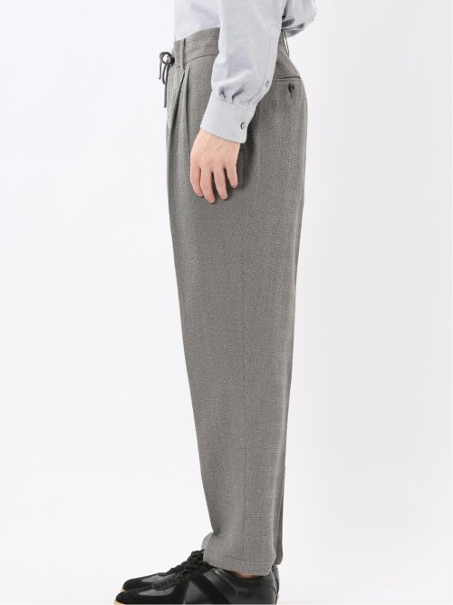 ウール混サッカー ツータックスラックス(セットアップ可能)