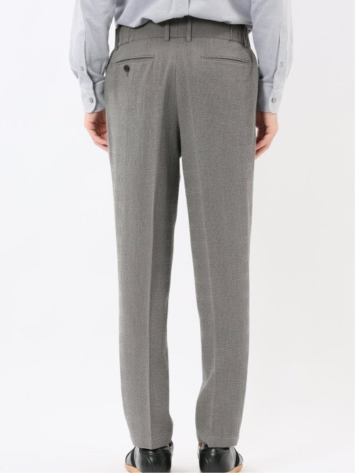 ウール混サッカー ツータックスラックス(セットアップ可能)