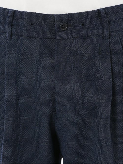 ウール混サッカー ツータックスラックス(セットアップ可能)