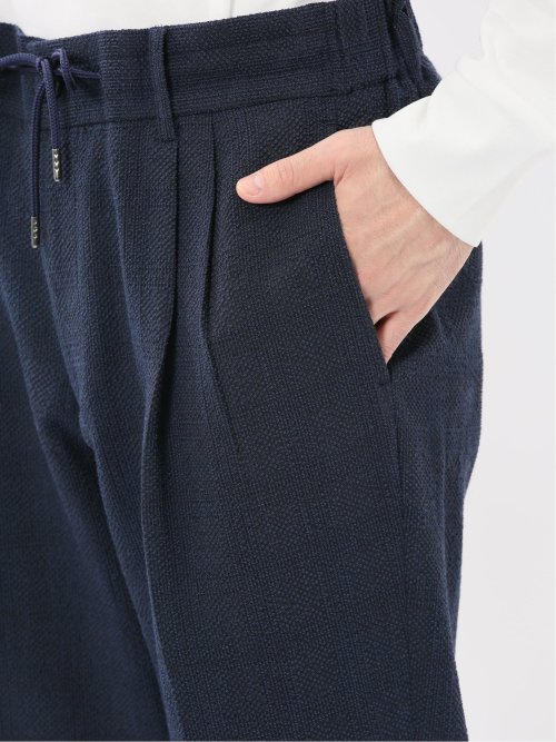 ウール混サッカー ツータックスラックス(セットアップ可能)