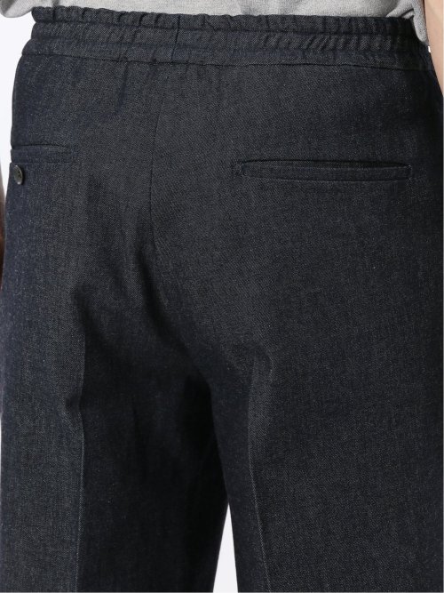 カイハラ デニム ワンタック キャロットパンツ(セットアップ可能)