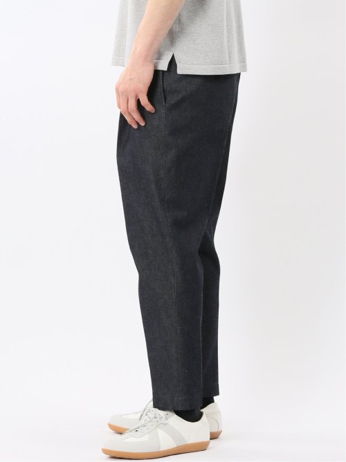 カイハラ デニム ワンタック キャロットパンツ(セットアップ可能)