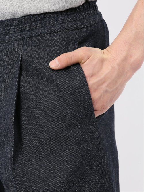 カイハラ デニム ワンタック キャロットパンツ(セットアップ可能)