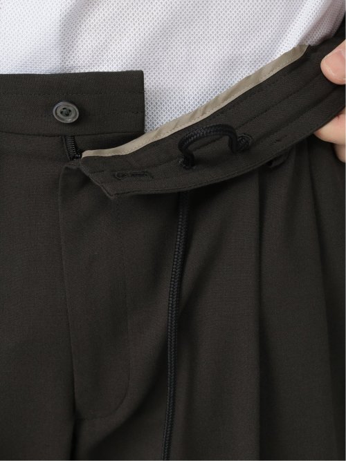 コーデュラナイロン混 2タックパンツ(セットアップ可能)