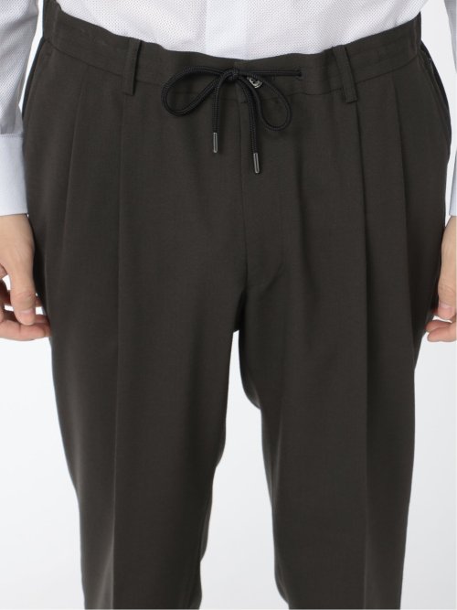 コーデュラナイロン混 2タックパンツ(セットアップ可能)