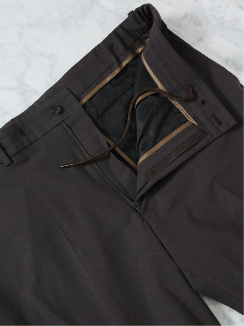 【大きいサイズ】グランバック/GRAND-BACK ストレッチ クールマックス ノータックパンツ(セットアップ可能)