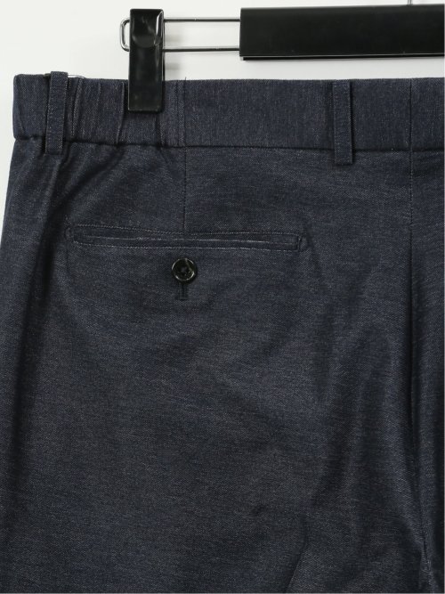 【大きいサイズ】グランバック/GRAND-BACK ストレッチジャージ デニム調 ノータックスラックス(セットアップ可能)