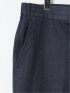 【大きいサイズ】スラックス メンズ ビジネス パンツ セットアップ可能 ストレッチ デニム調 ノータック テーパード グランバック