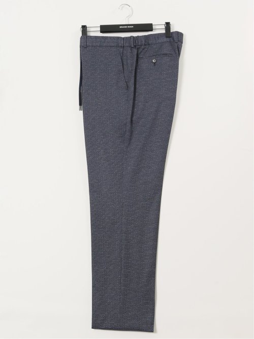 【大きいサイズ】グランバック/GRAND-BACK ストレッチジャージ プリント ノータックスラックス(セットアップ可能)