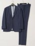 【大きいサイズ】グランバック/GRAND-BACK ストレッチジャージ インディゴ ノータックスラックス(セットアップ可能)