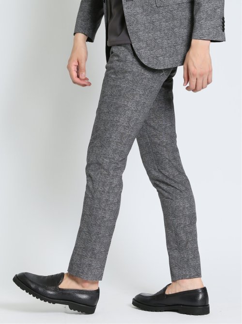 クールドッツ ストレッチ スリムフィット ノータックパンツ(セットアップ可能)