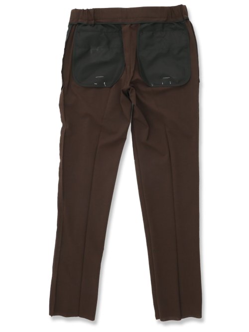 ウールライク ストレッチ スリムフィット ノータックパンツ(セットアップ可能)