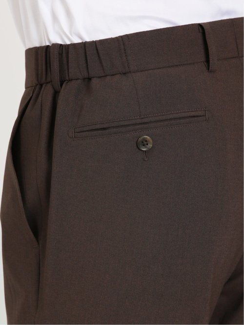 ウールライク ストレッチ スリムフィット ノータックパンツ(セットアップ可能)