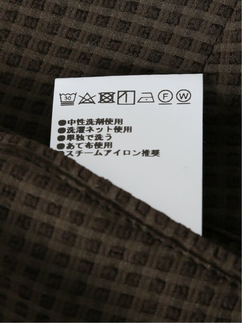 ドットエア レギュラーフィット ノータックパンツ 茶(セットアップ可能)