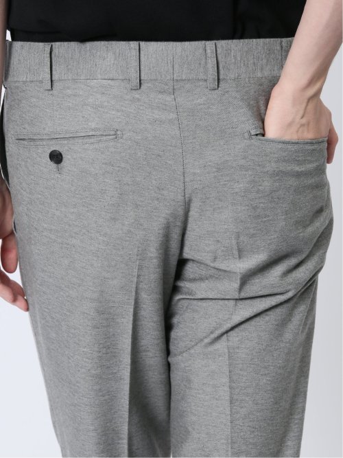 ストレッチ レギュラーフィット ノータックパンツ カルゼ(セットアップ可能)