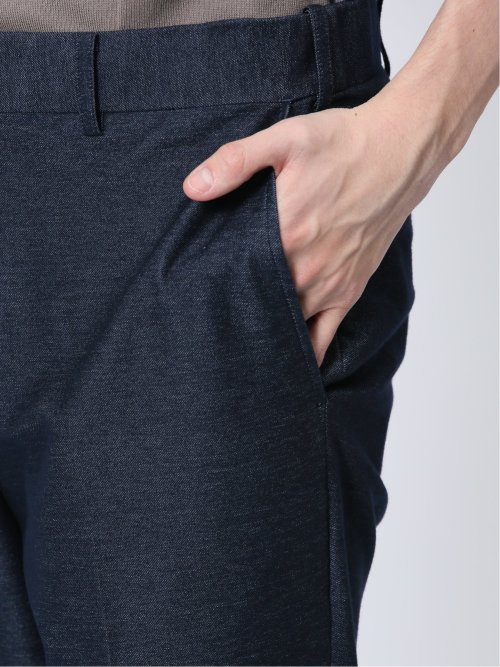 ストレッチ レギュラーフィット ノータックパンツ カルゼ(セットアップ可能)