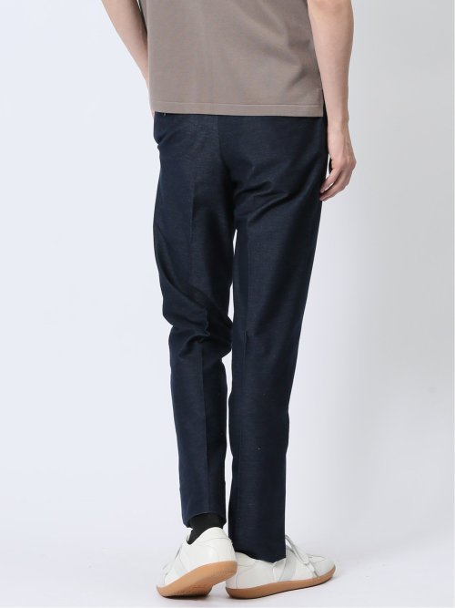 ストレッチ レギュラーフィット ノータックパンツ カルゼ(セットアップ可能)