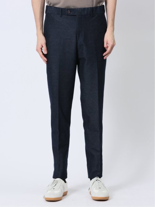 ストレッチ レギュラーフィット ノータックパンツ カルゼ(セットアップ可能)