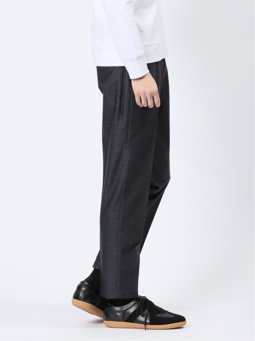 インディゴニット スリムフィット ノータックスラックス 紺(セットアップ可能)