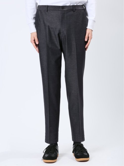 インディゴニット スリムフィット ノータックスラックス 紺(セットアップ可能)