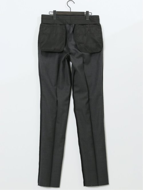 【新品タグ付き】UNDERCOVER ウールスラックス グレー 3(L) 新品タグ付き】UNDERCOVER ウールスラックス グレー 3(L)