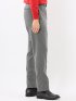 ストレッチ カシミヤ混ウール スリムフィット ノータックスラックス