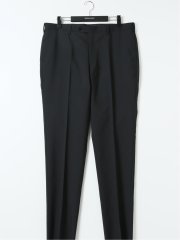 【大きいサイズ】レイクリーク/REYCREEK ウール混 ノータック スラックス