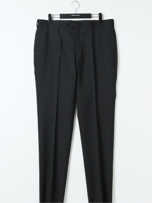 【大きいサイズ】レイクリーク/REYCREEK ウール混 ノータック スラックス