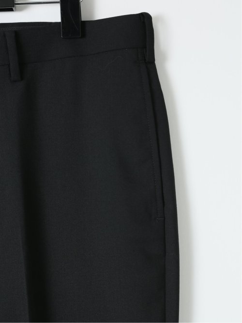 【大きいサイズ】レイクリーク/REYCREEK ウール混 ノータック スラックス