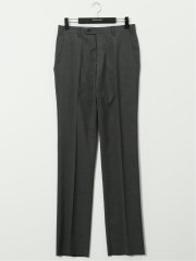 【大きいサイズ】レイクリーク/REYCREEK ウール混 ノータック スラックス