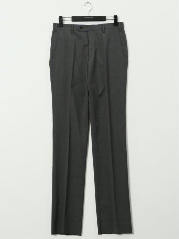 【大きいサイズ】レイクリーク/REYCREEK ウール混 ノータック スラックス