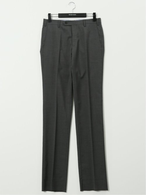 【大きいサイズ】レイクリーク/REYCREEK ウール混 ノータック スラックス