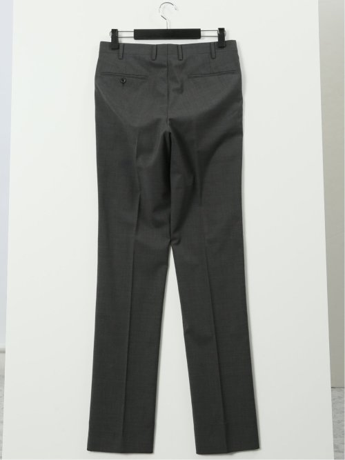 【大きいサイズ】レイクリーク/REYCREEK ウール混 ノータック スラックス