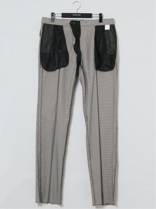 【大きいサイズ】グランバック/GRAND-BACK ストレッチ吸水速乾 ピンチェック ノータックパンツ