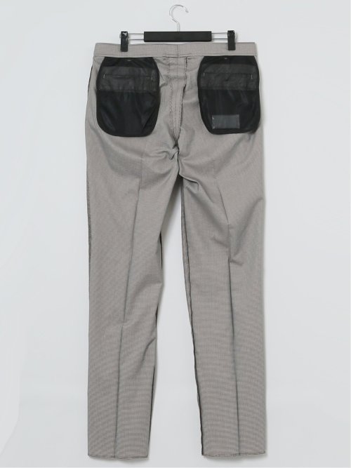 【大きいサイズ】グランバック/GRAND-BACK ストレッチ吸水速乾 ピンチェック ノータックパンツ