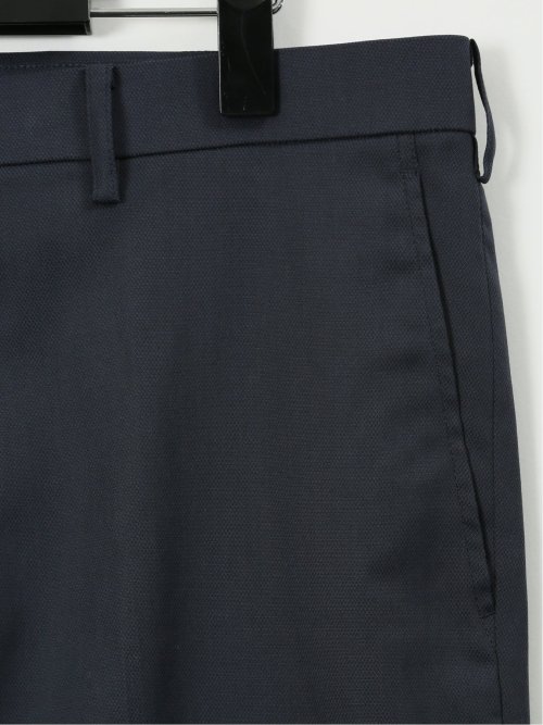 【大きいサイズ】スラックス メンズ ビジネス パンツ ストレッチ 接触冷感 速乾 ウォッシャブル クールモーション バーズアイ ノータック
