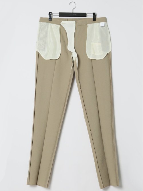 【大きいサイズ】グランバック/GRAND-BACK ドットエアー ストレッチ ノータックパンツ