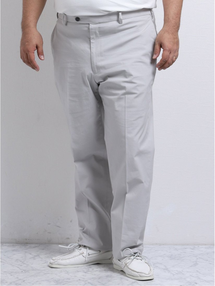大きいサイズ グランバック Grand Back ストレッチシャンブレー ノータックスラックス 94cm 03ライトグレー パンツ Taka Q Online Shop タカキューオンラインショップ 公式通販