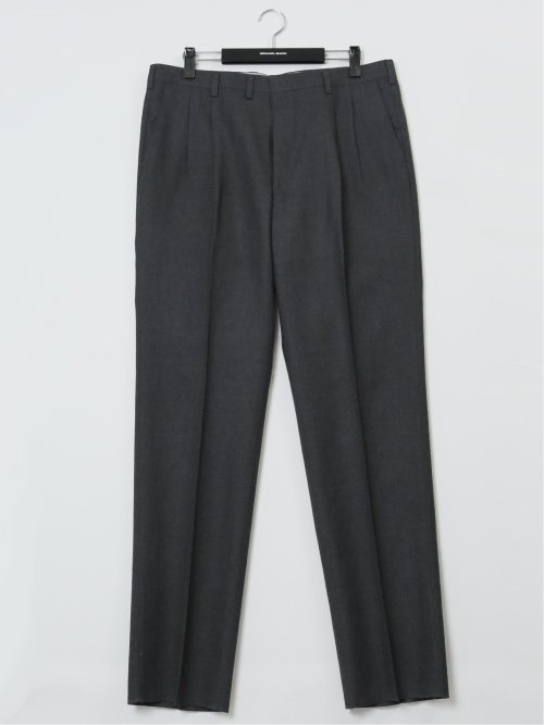 【大きいサイズ】グランバック/GRAND-BACK ウール100% ウォッシャブル ツータックパンツ