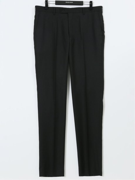 【大きいサイズ】ヴィットリオヴェネト/VITTORIO VENETO ウォッシャブル ウール混 ノータックスラックス