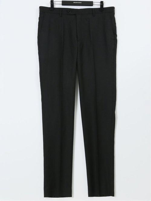 【大きいサイズ】ヴィットリオヴェネト/VITTORIO VENETO ウォッシャブル ウール混 ノータックスラックス