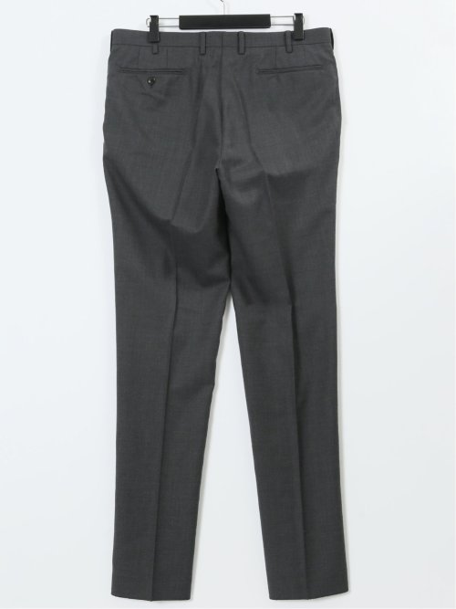 【大きいサイズ】ヴィットリオヴェネト/VITTORIO VENETO ウォッシャブル ウール混 ノータックスラックス