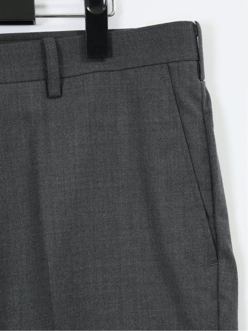 【大きいサイズ】ヴィットリオヴェネト/VITTORIO VENETO ウォッシャブル ウール混 ノータックスラックス