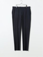 【大きいサイズ】スラックス メンズ ビジネス パンツ ストレッチ ウォッシャブル バーズアイ ノータック テーパード グランバック