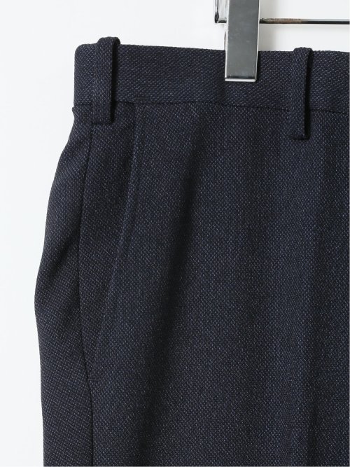【大きいサイズ】スラックス メンズ ビジネス パンツ ストレッチ ウォッシャブル バーズアイ ノータック テーパード グランバック