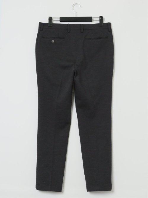 【大きいサイズ】グランバック/GRAND-BACK ウール混ニット ノータックパンツ