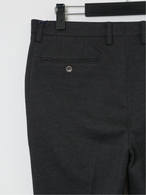 【大きいサイズ】グランバック/GRAND-BACK ウール混ニット ノータックパンツ