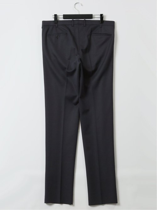 【大きいサイズ】グランバック/GRAND-BACK ウール混ニット ノータックパンツ