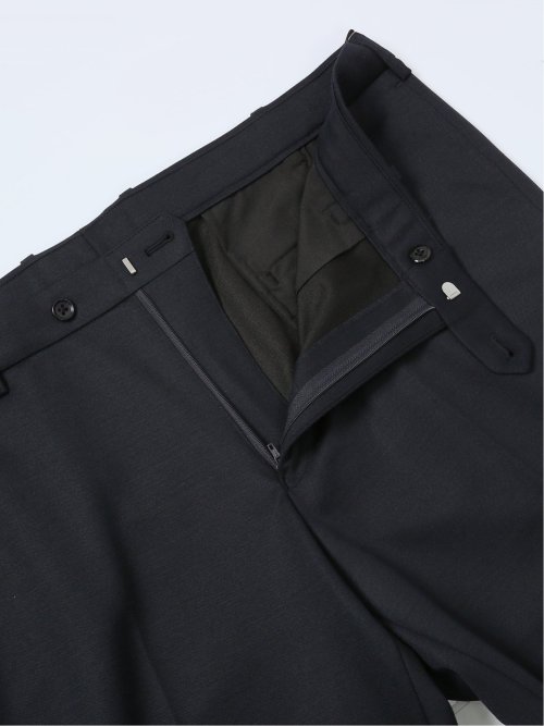 【大きいサイズ】グランバック/GRAND-BACK ウール混ニット ノータックパンツ